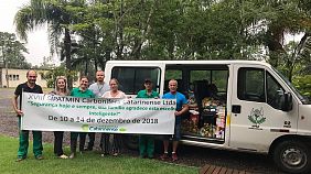 FUNCIONÁRIOS DA CARBONÍFERA CATARINENSE REALIZAM ENTREGA DE ALIMENTOS