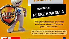 CAMPANHA DE VACINAÇÃO CONTRA FEBRE AMARELA.