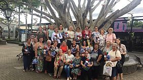 VOLUNTÁRIAS DA ASSOCIAÇÃO BENEFICENTE ANJOS MINEIROS COMEMORAM COM ALMOÇO EM NOVA VENEZA UM ANO REPLETO DE BOAS AÇÕES 