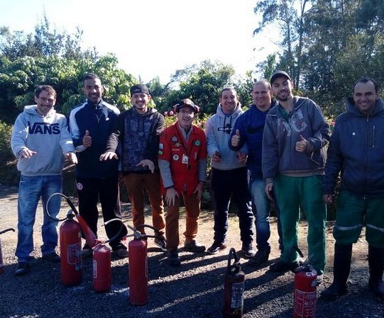Carbonífera catarinense ltda. prepara funcionários para serem brigadistas