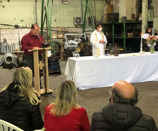 Carbonífera Catarinense promove missa e inaugura gruta em celebração ao 22º aniversário