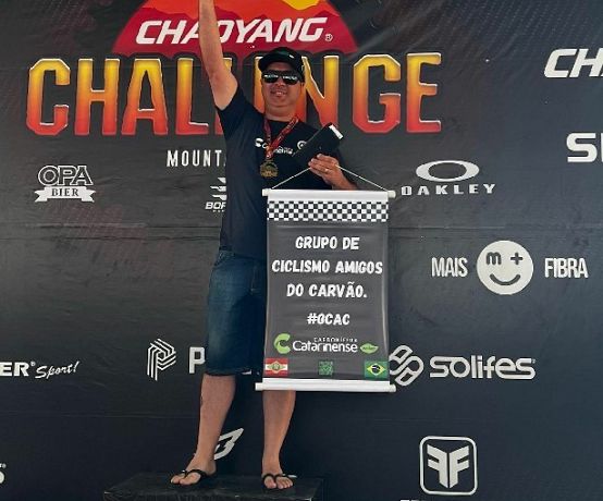 GRUPO DE CICLISMO AMIGOS DO CARVÃO SOBE AO PÓDIO NO CHALLENGE MTB 2022